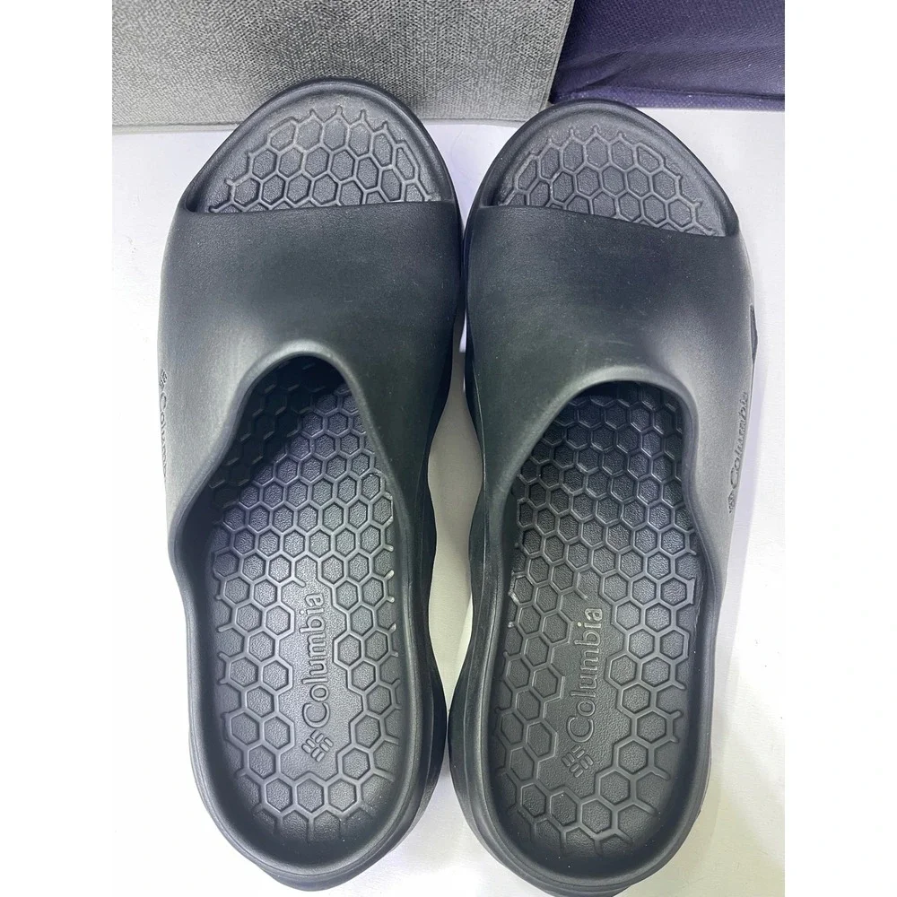 Columbia Thrive Revive Mens Black Slide Sandals YM3437-010 Size 12